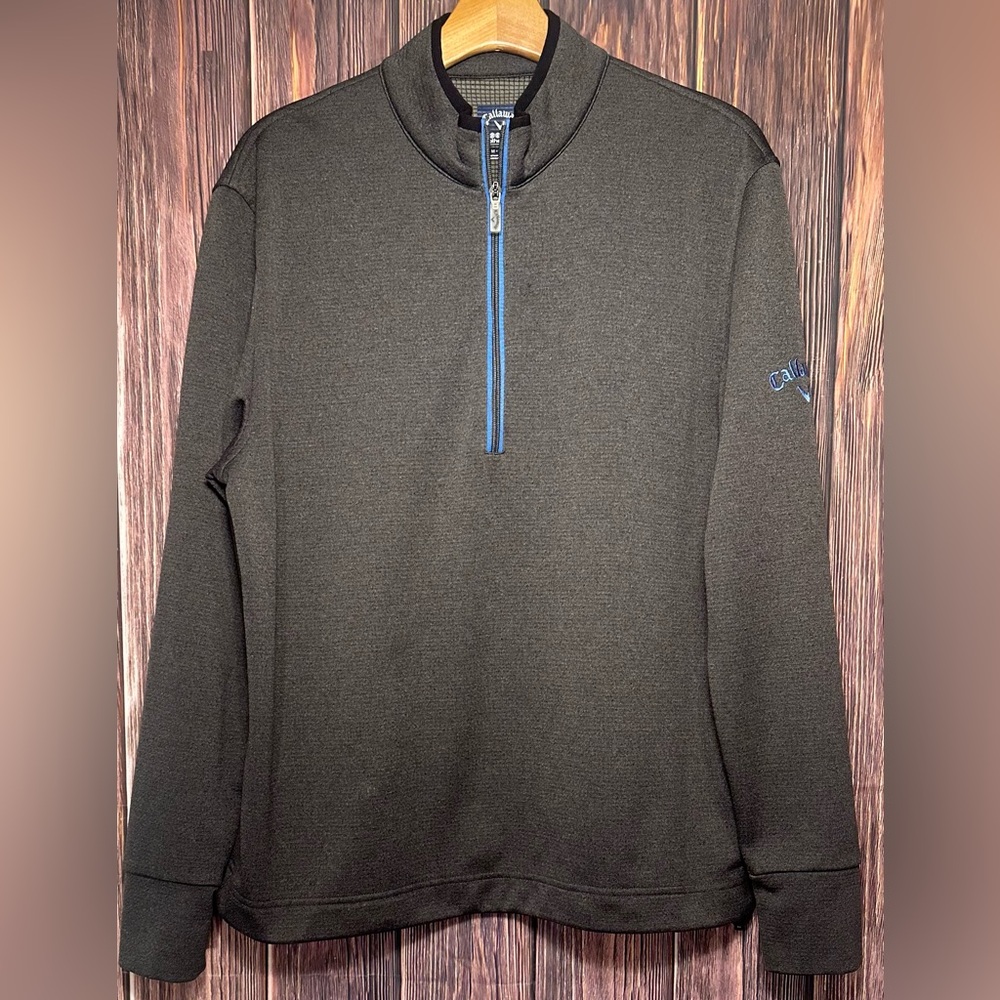 CALLAWAY GOLF WEATHER SERIES 1/4 ZIP PULLOVER SWEATSHIRT - MENS SIZE MEDIUM